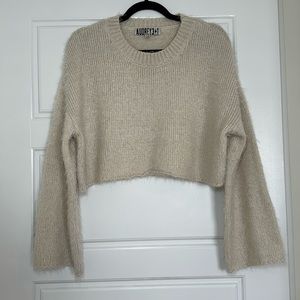 NWOT fuzzy sweater top